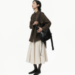 Eclipse Leather Pouch - G R A Y E