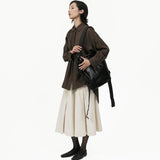 Eclipse Leather Pouch - G R A Y E