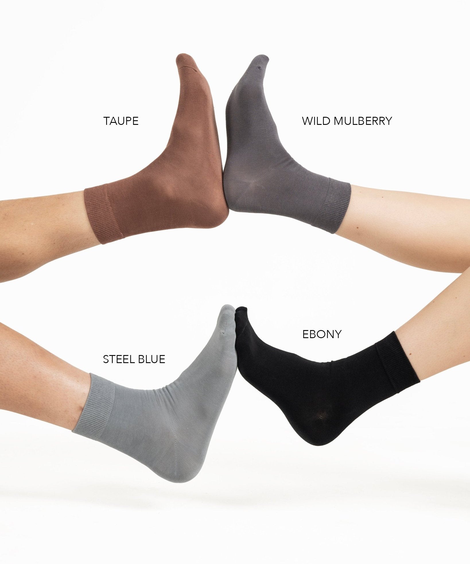 Everyday Crew Socks - G R A Y E