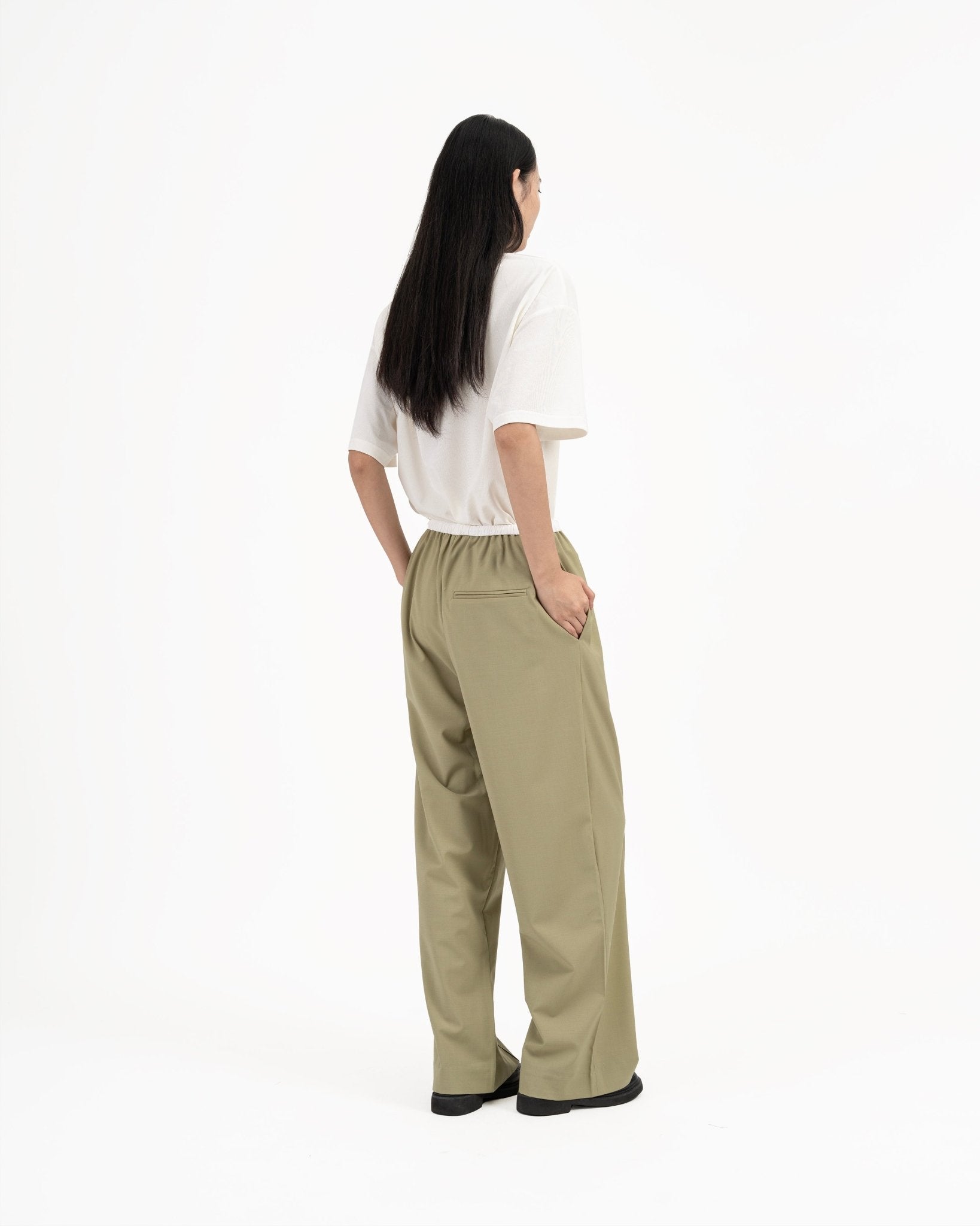Everyday Wool Pants - G R A Y E