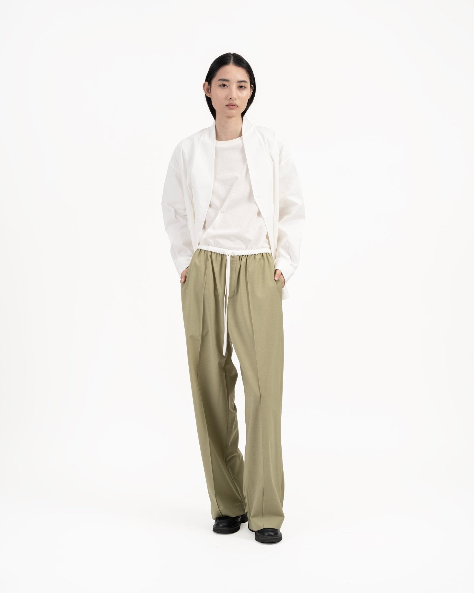 Everyday Wool Pants - G R A Y E