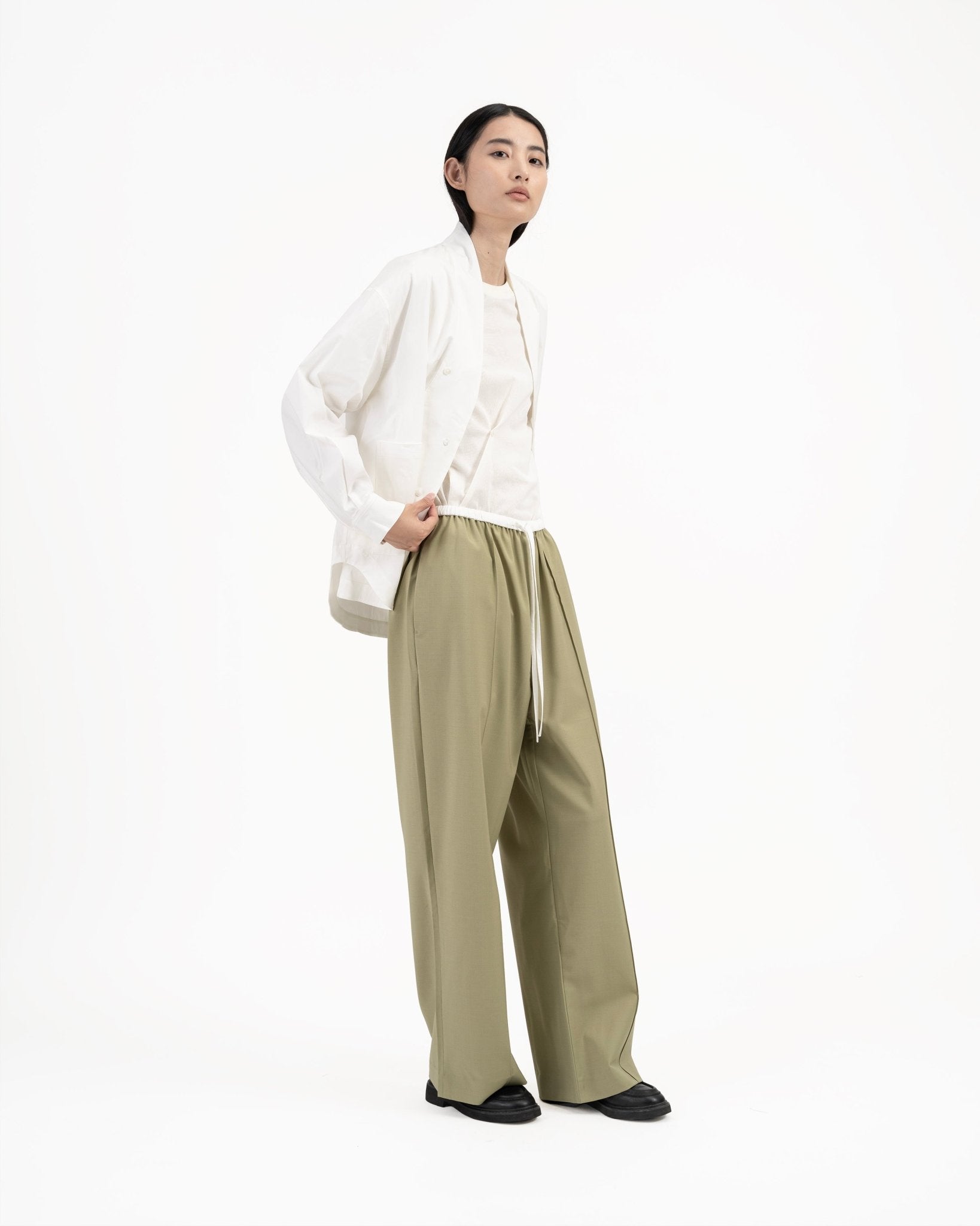 Everyday Wool Pants - G R A Y E