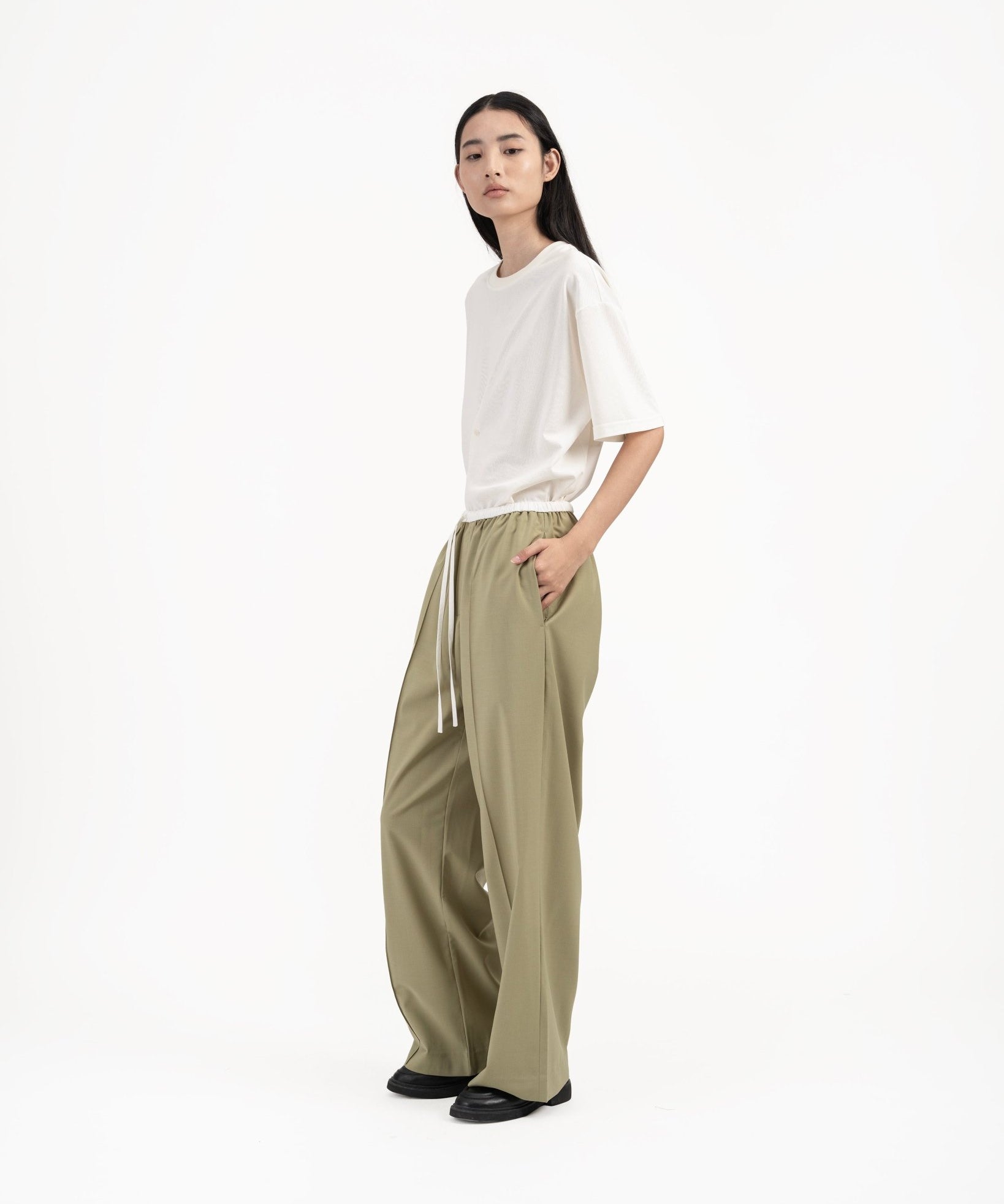 Everyday Wool Pants - G R A Y E
