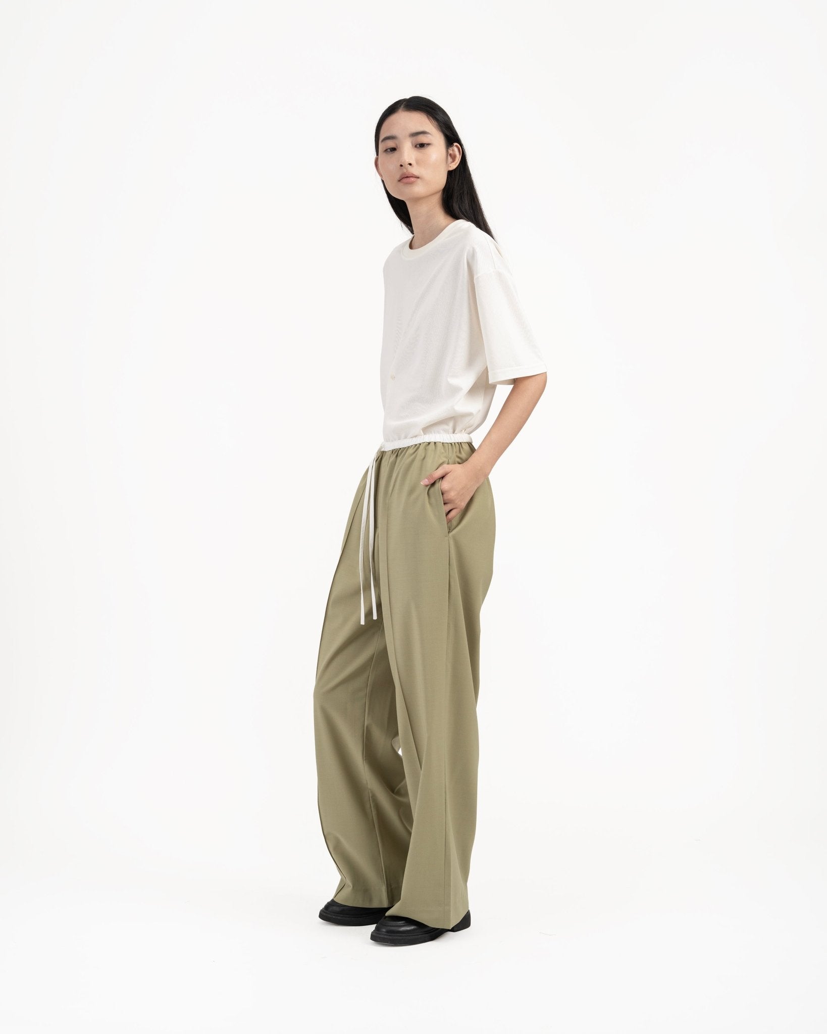 Everyday Wool Pants - G R A Y E