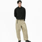 Fluid Knot Shirt - Black - G R A Y E