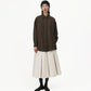 Fluid Knot Shirt - Brown - G R A Y E