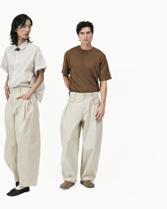 Gather Pocket Cocoon Trousers - G R A Y E