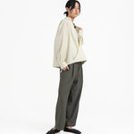 Gathered Wrap Shirt - Buttermilk - G R A Y E