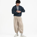 Gathered Wrap Shirt - Prussian Blue - G R A Y E