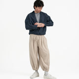 Gathered Wrap Shirt - Prussian Blue - G R A Y E