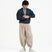 Gathered Wrap Shirt - Prussian Blue - G R A Y E