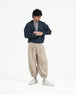 Gathered Wrap Shirt - Prussian Blue - G R A Y E