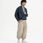 Gathered Wrap Shirt - Prussian Blue - G R A Y E