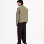 Gathered Wrap Shirt - Sage Green - G R A Y E