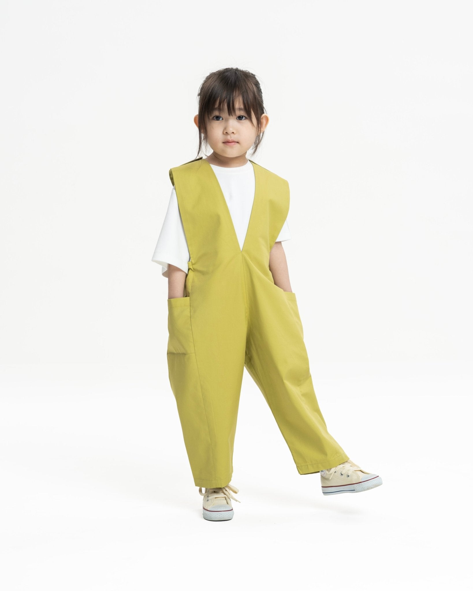 &quot;Grow With Me&quot; Overalls - Avocado - G R A Y E