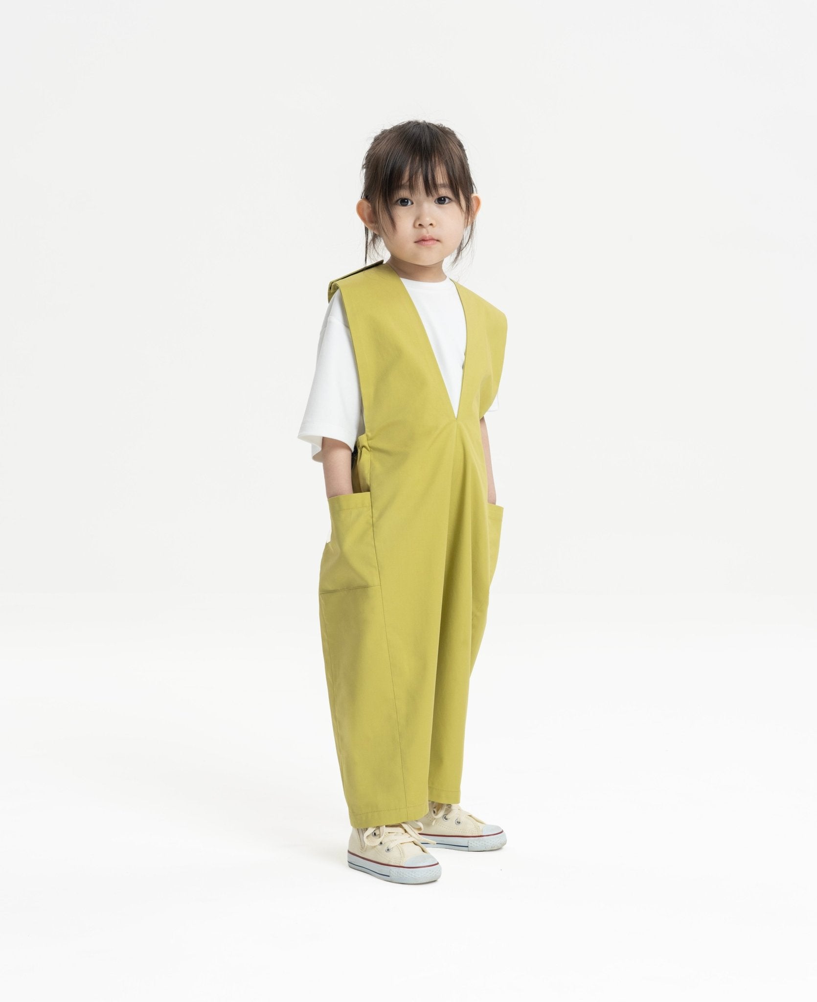 "Grow With Me" Overalls - Avocado - G R A Y E