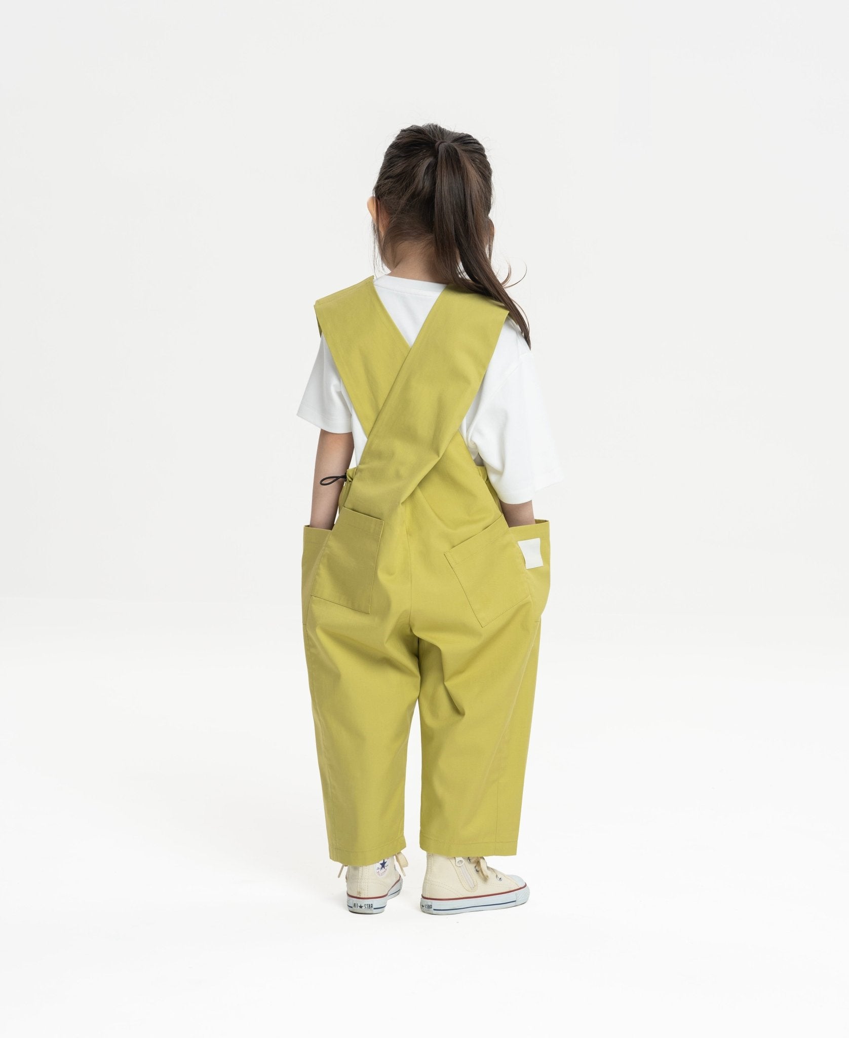 "Grow With Me" Overalls - Avocado - G R A Y E