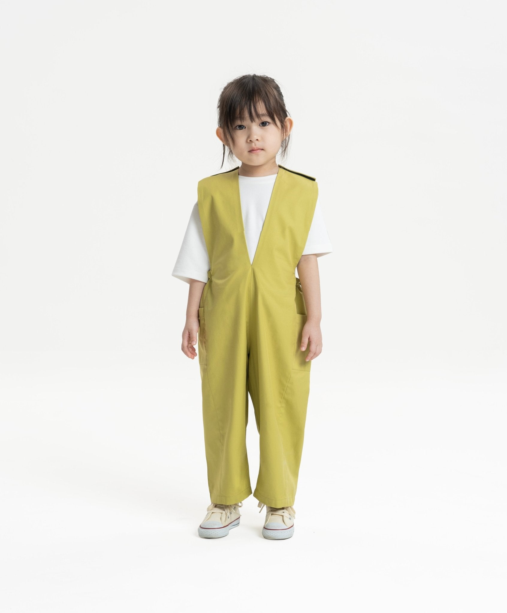 "Grow With Me" Overalls - Avocado - G R A Y E