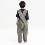 "Grow With Me" Overalls - Gray - G R A Y E
