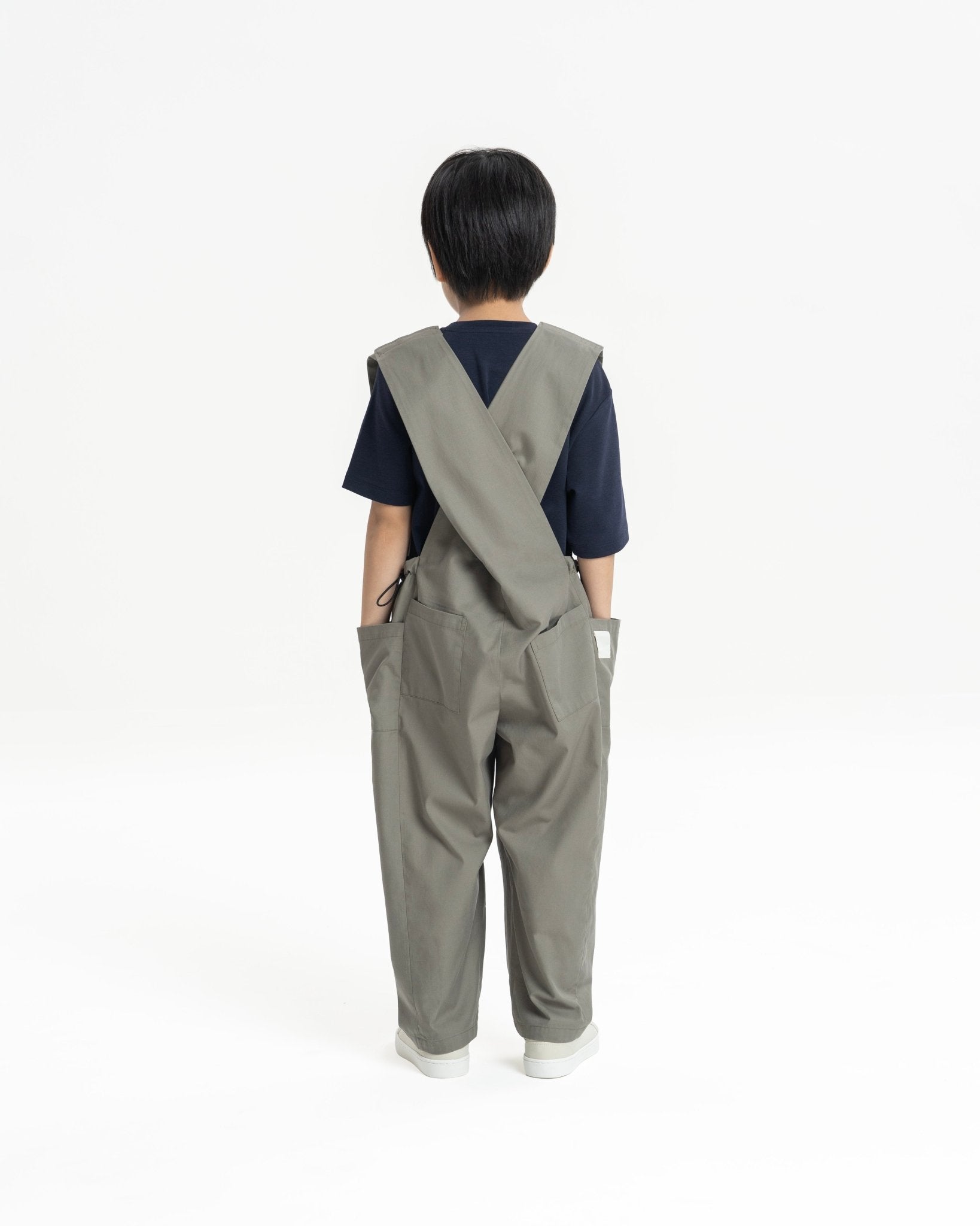 "Grow With Me" Overalls - Gray - G R A Y E