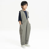 "Grow With Me" Overalls - Gray - G R A Y E