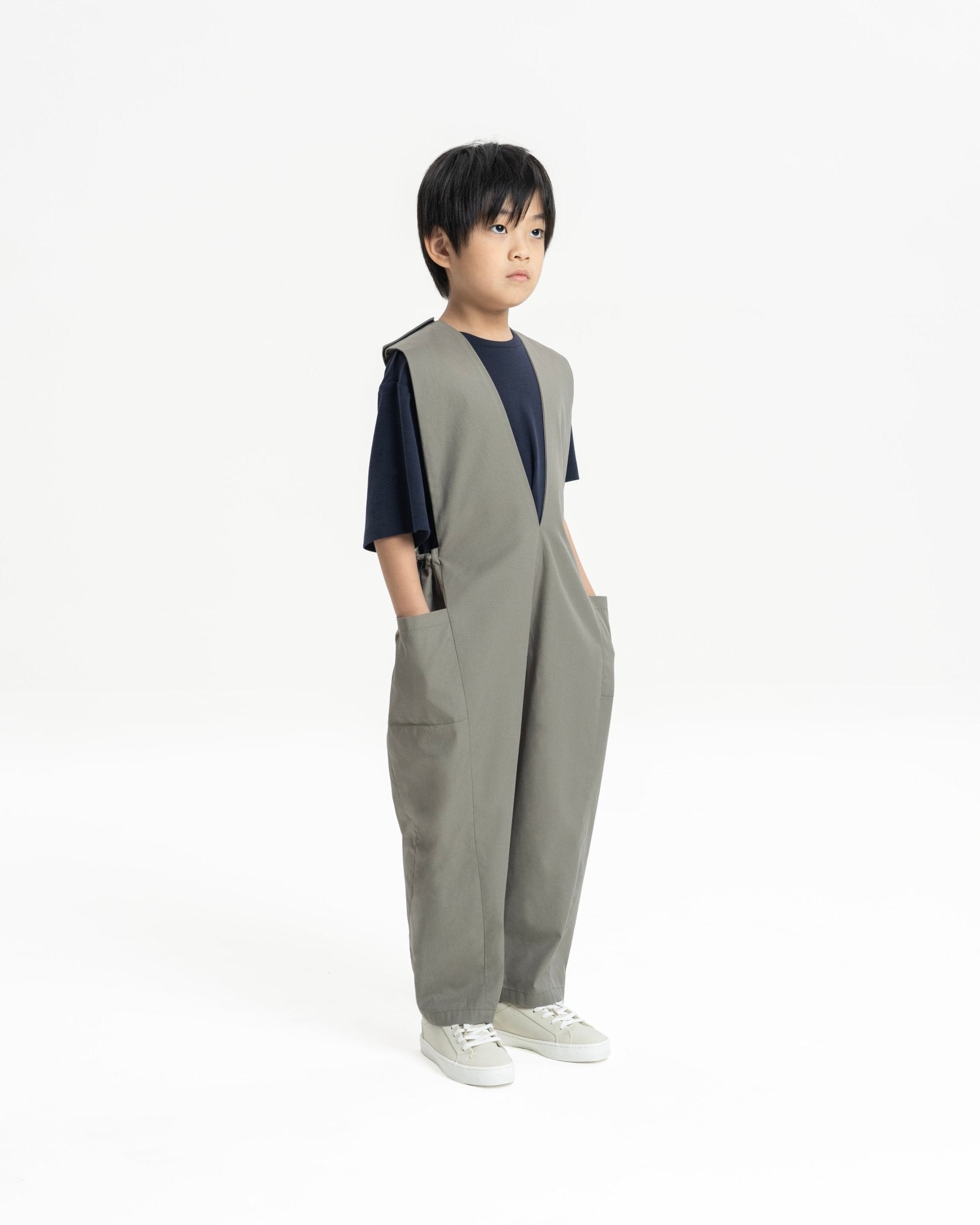 &quot;Grow With Me&quot; Overalls - Gray - G R A Y E