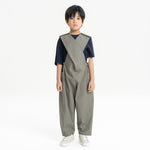 "Grow With Me" Overalls - Gray - G R A Y E