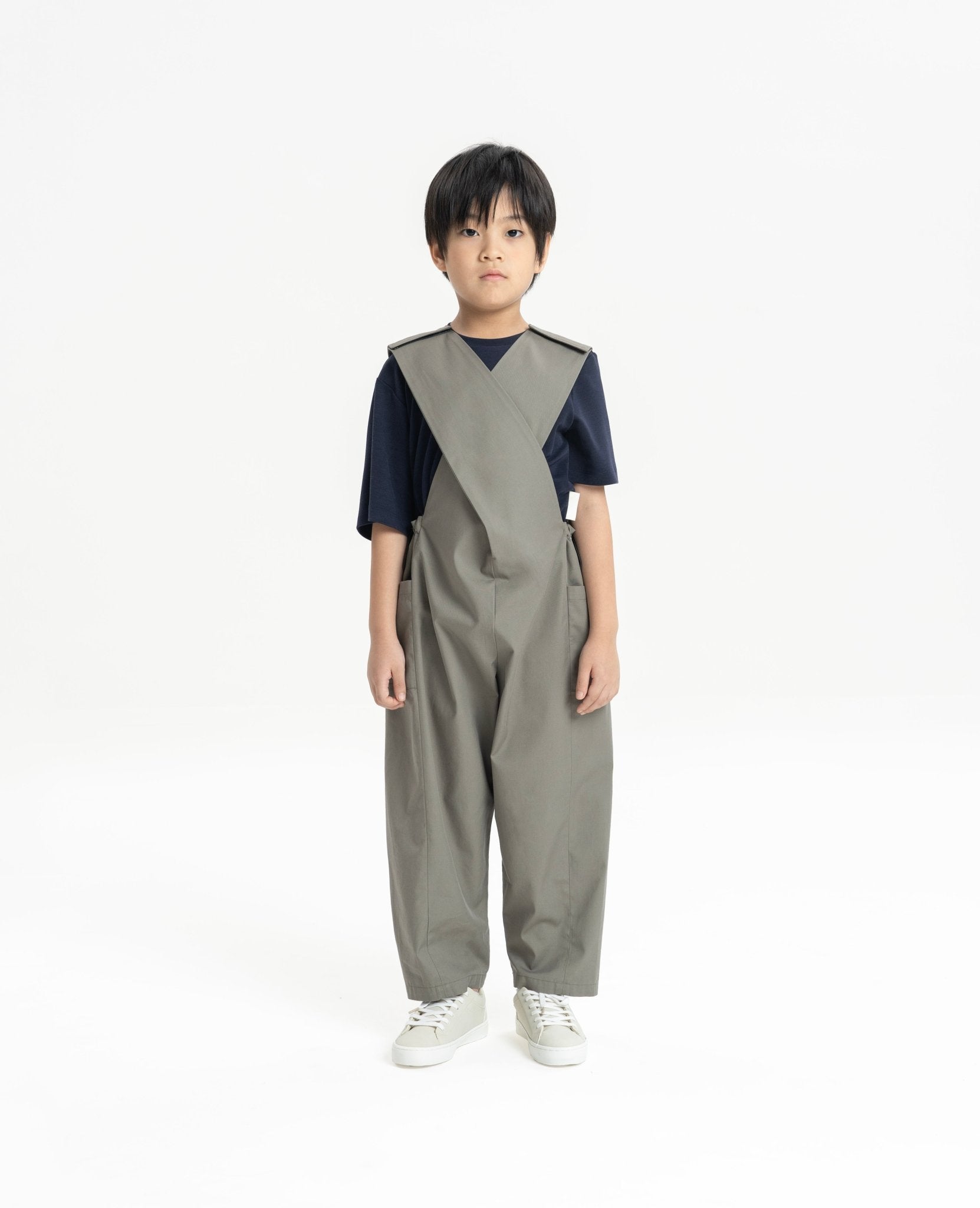 "Grow With Me" Overalls - Gray - G R A Y E