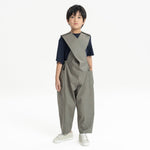 "Grow With Me" Overalls - Gray - G R A Y E