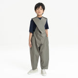"Grow With Me" Overalls - Gray - G R A Y E