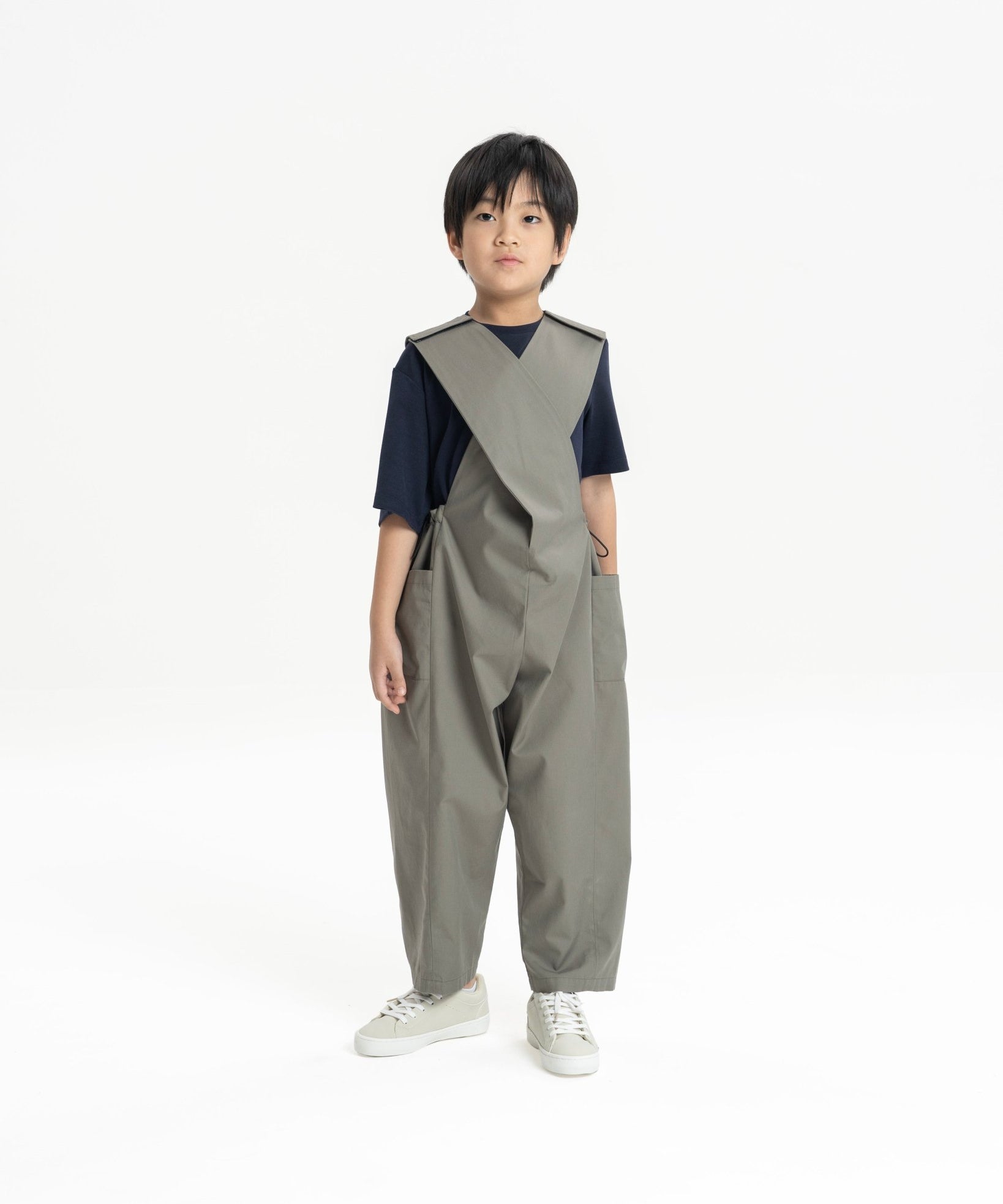 "Grow With Me" Overalls - Gray - G R A Y E