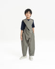 "Grow With Me" Overalls - Gray - G R A Y E