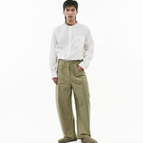 Gurkha Barrel Leg Pants - Fern Green - G R A Y E