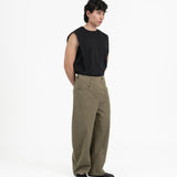 Gurkha Barrel Leg Pants - Husk Brown - G R A Y E