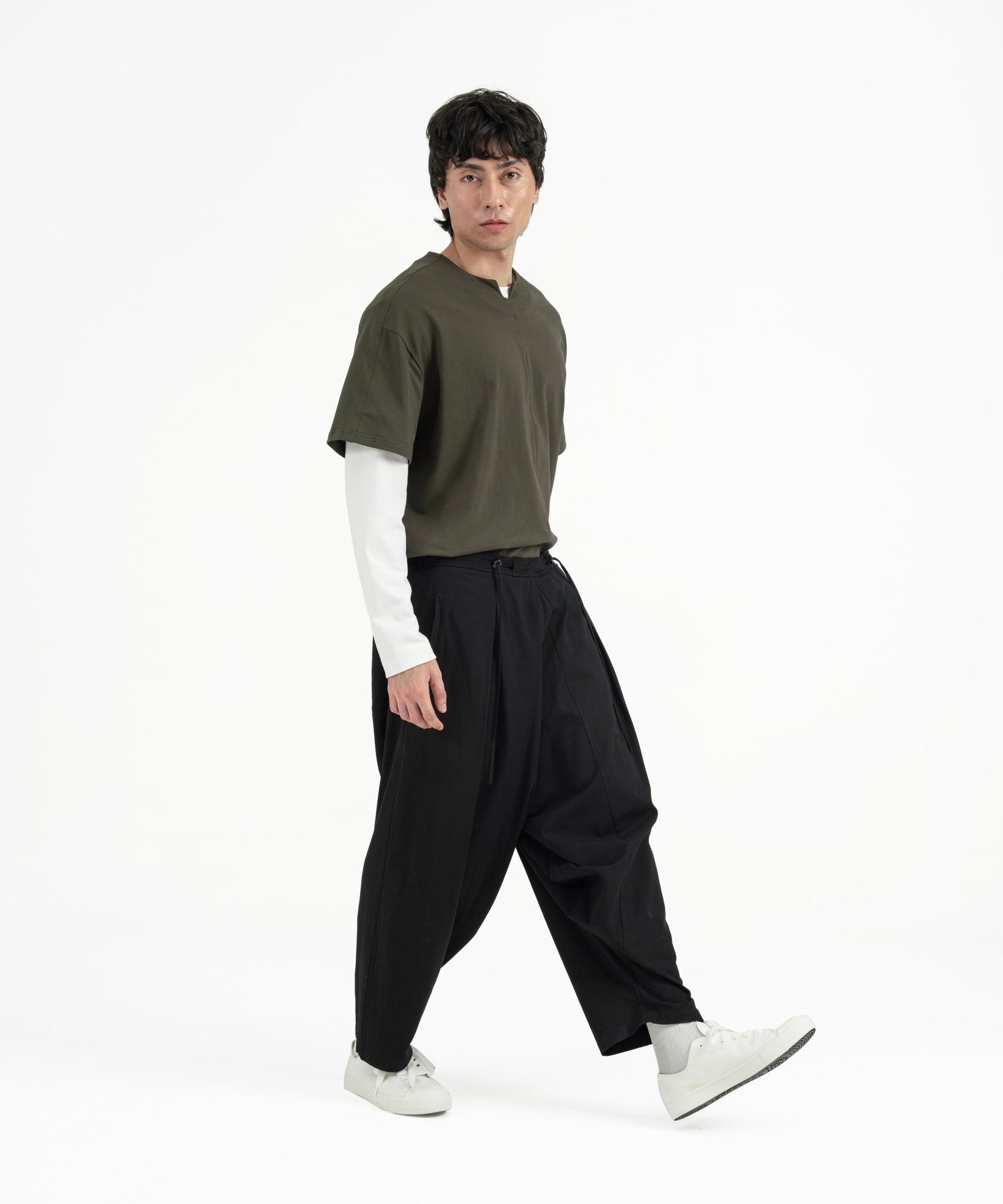 Harem Pants 3.0 - Black - G R A Y E
