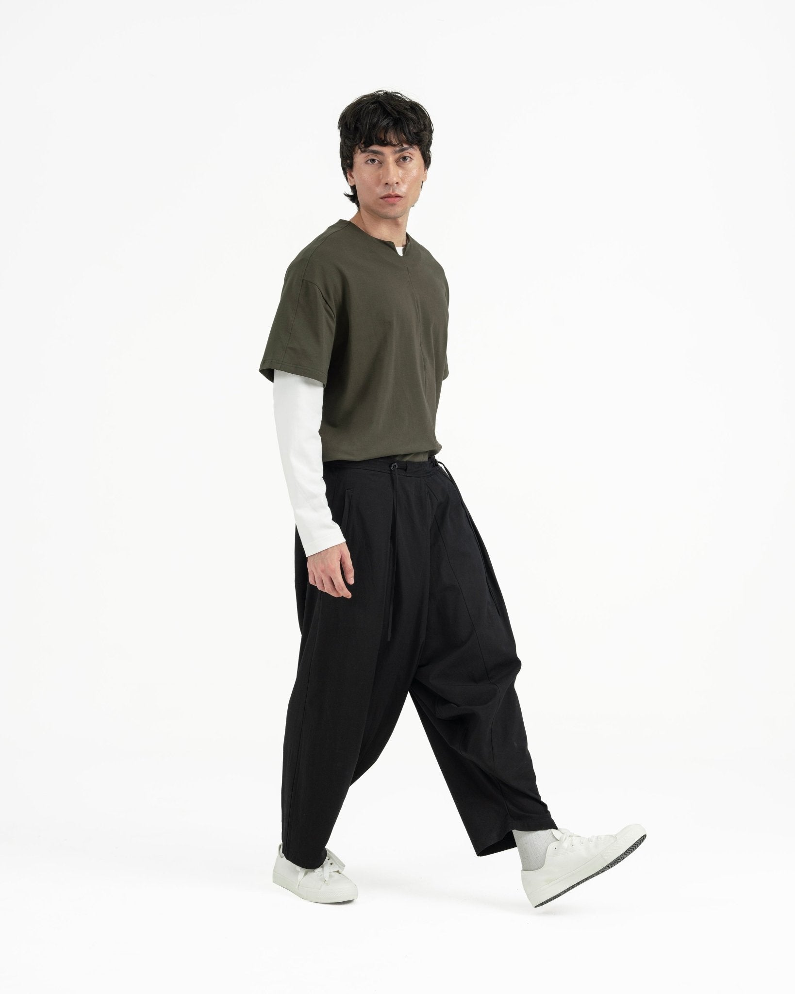Harem Pants 3.0 - Black - G R A Y E