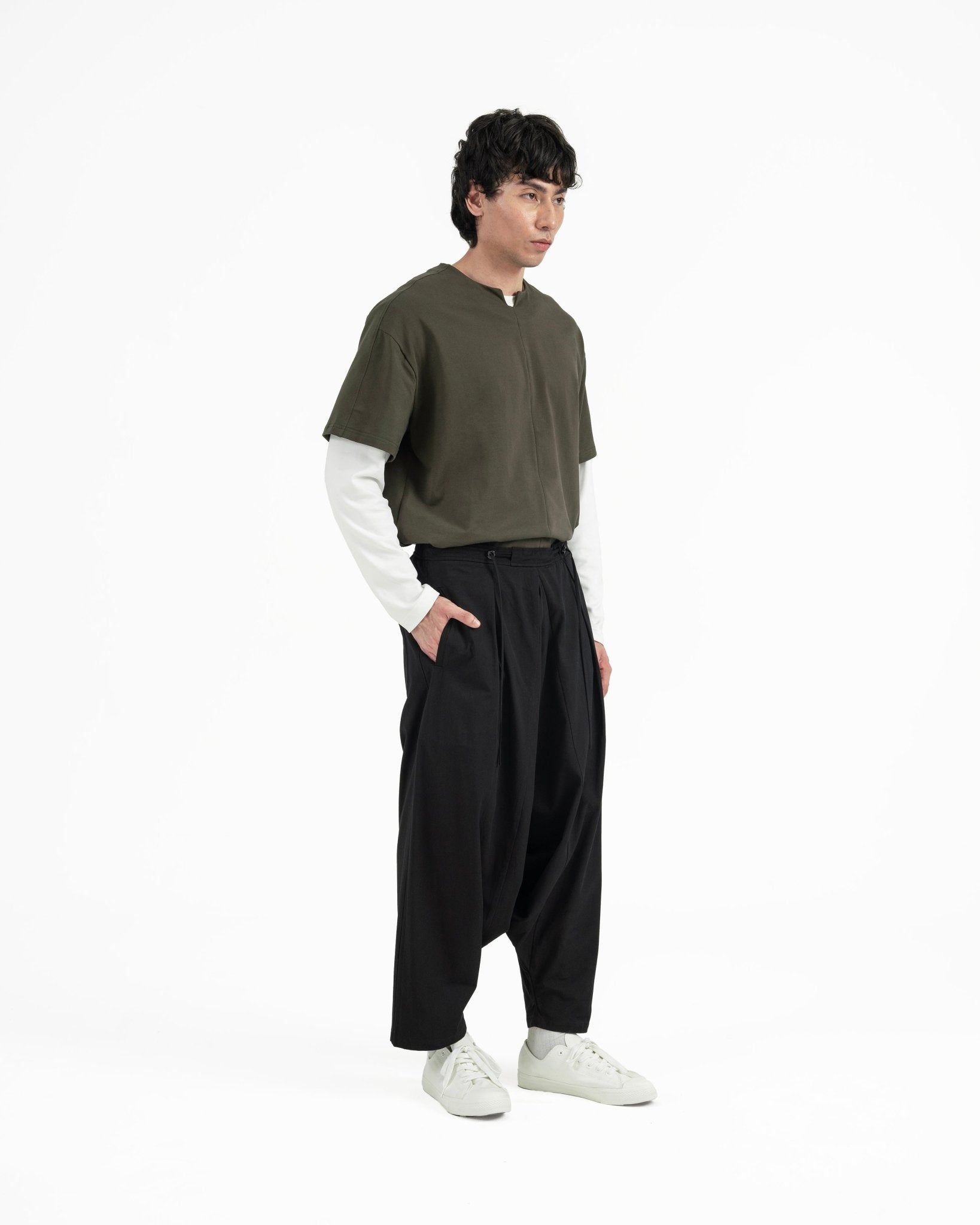 Harem Pants 3.0 - Black - G R A Y E
