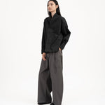 High Collar Shān - Black - G R A Y E