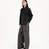High Collar Shān - Black - G R A Y E