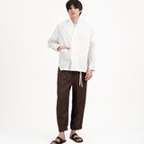 High Collar Shān - White - G R A Y E