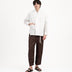 High Collar Shān - White - G R A Y E