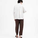 High Collar Shān - White - G R A Y E