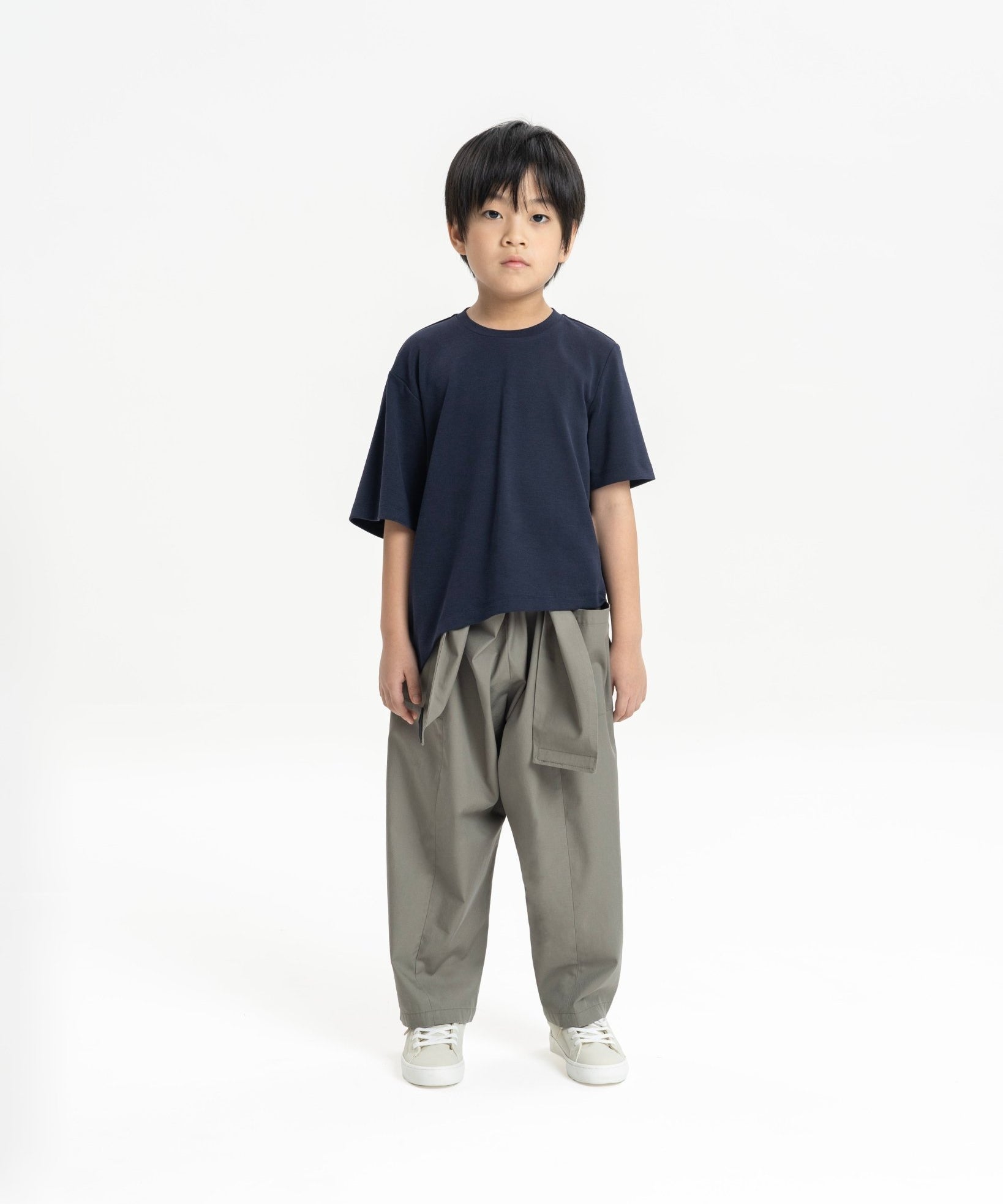 Irregular Tee - Navy - G R A Y E