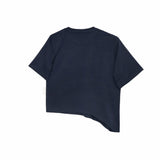 Irregular Tee - Navy - G R A Y E