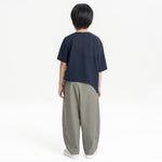 Irregular Tee - Navy - G R A Y E