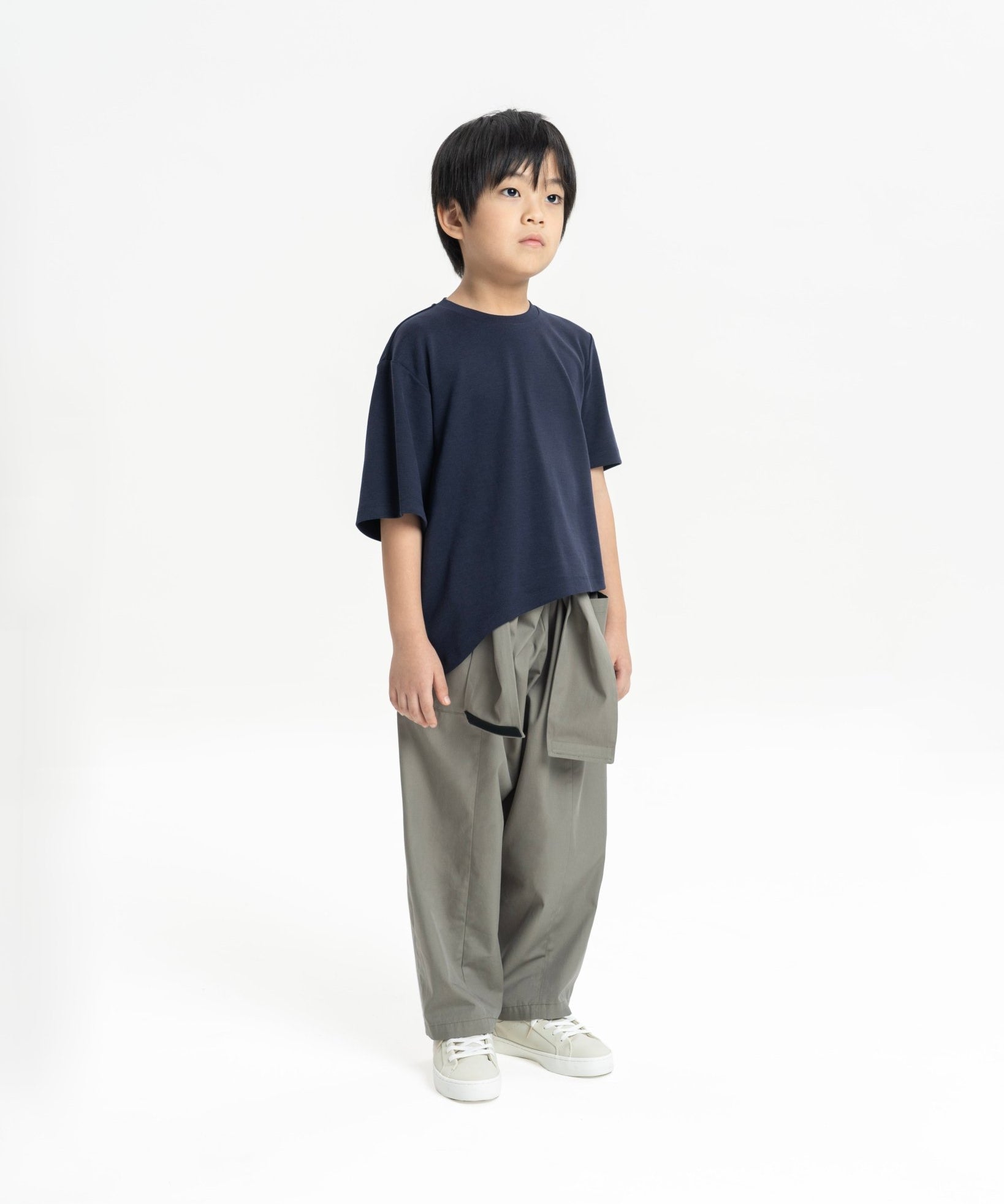 Irregular Tee - Navy - G R A Y E