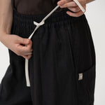 Journeyman Linen Pants - Black - G R A Y E