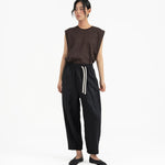 Journeyman Linen Pants - Black - G R A Y E
