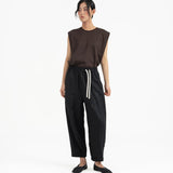 Journeyman Linen Pants - Black - G R A Y E