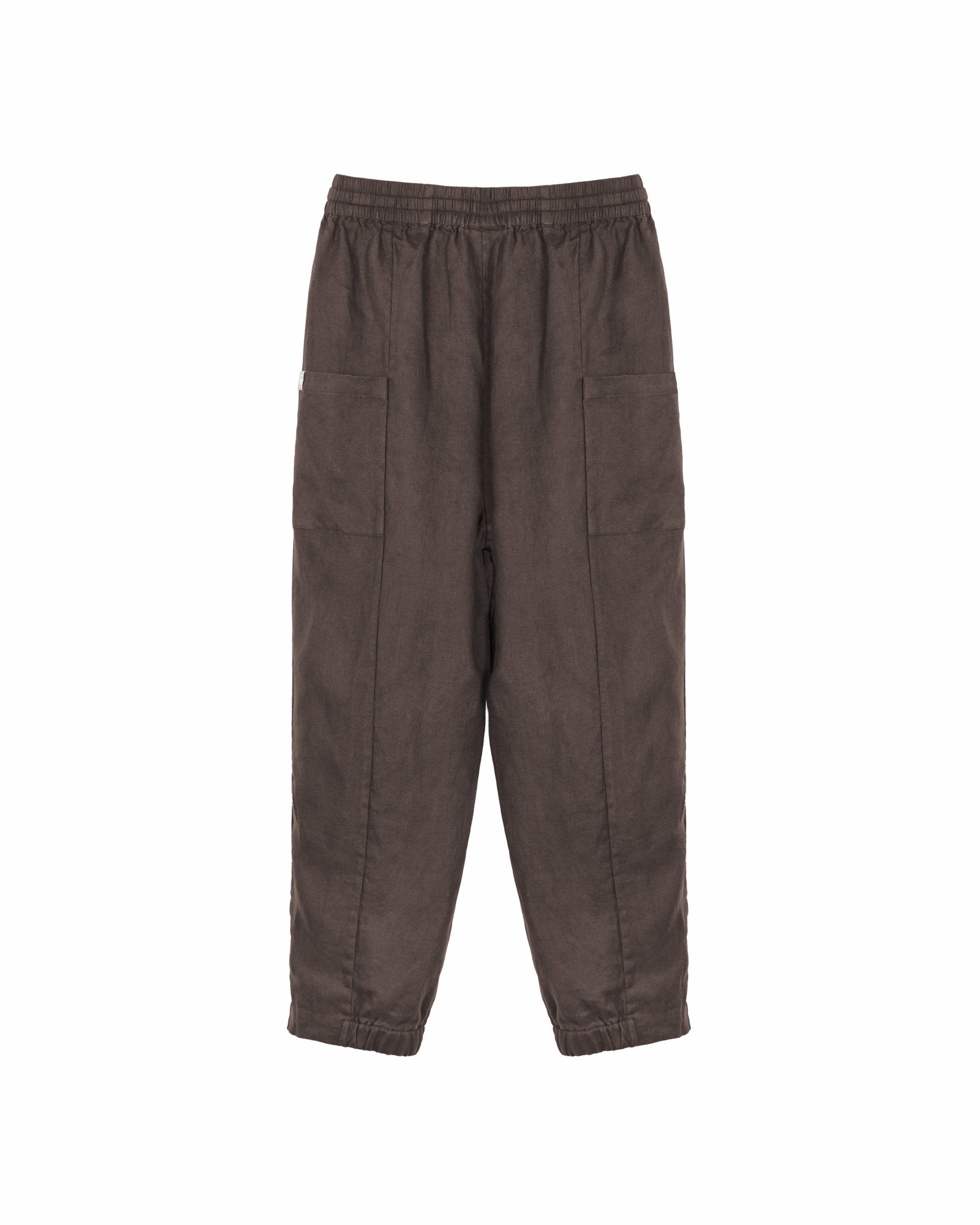 Journeyman Linen Pants - Brown - G R A Y E